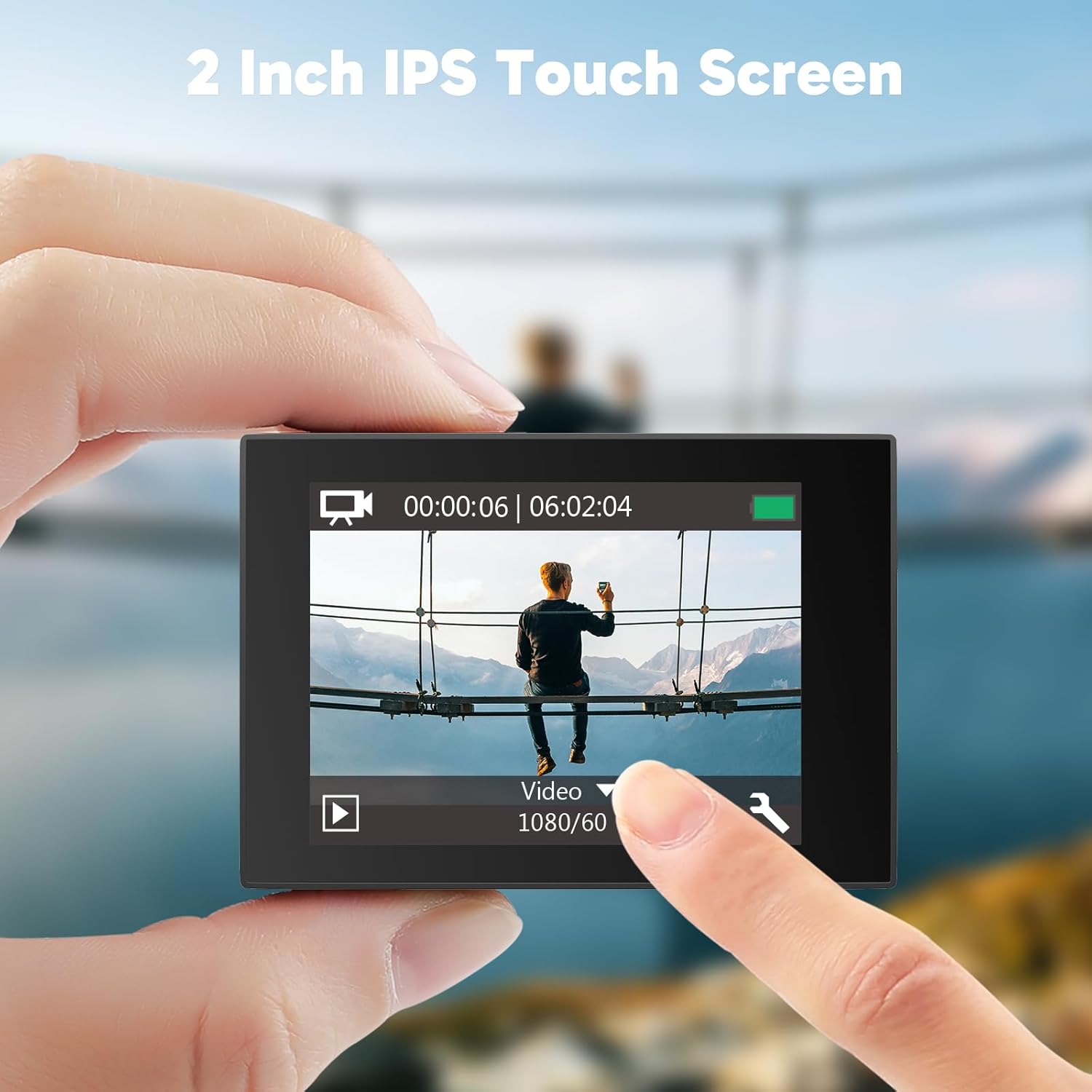 AKASO EK7000 Action Camera with Touch Screen EIS 131ft Waterproof Underwater Camera Remote Control 5X Zoom with Helmet Accessories Kit (Standalone) - Image 8