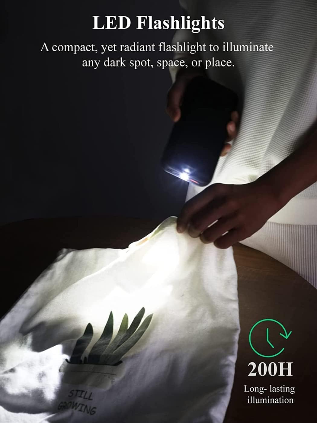 UYAYOHU Power-Bank-Solar-Portable-Charger - 40000mAh Power Bank Large Capacity Built in 3 Output and 1 Input Cables and Flashlight 5V3.1A Fast Charger Compatible with All Smart Phones and Devices - Image 6